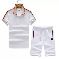 swim short and t-shirt gucci survetement running shoulder logo withe